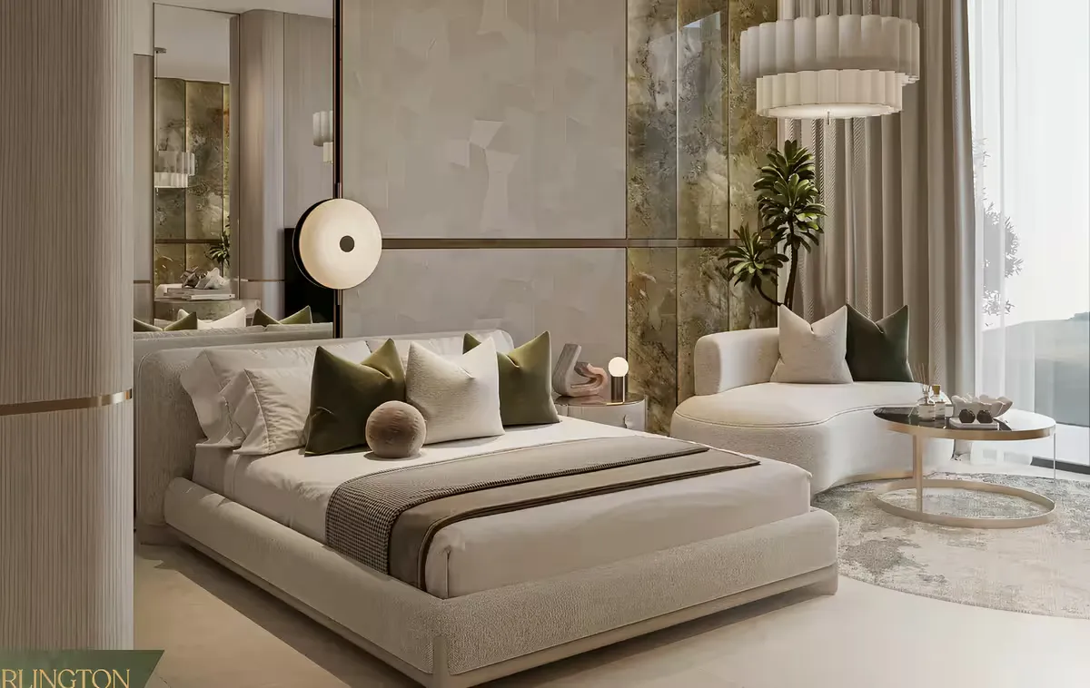 Arlington Park II 1-Bedroom Apartment layout at Dubailand Residence Complex
