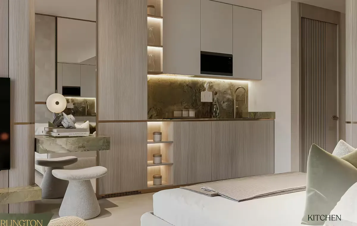 Arlington Park II 2-Bedroom Apartment layout at Dubailand Residence Complex